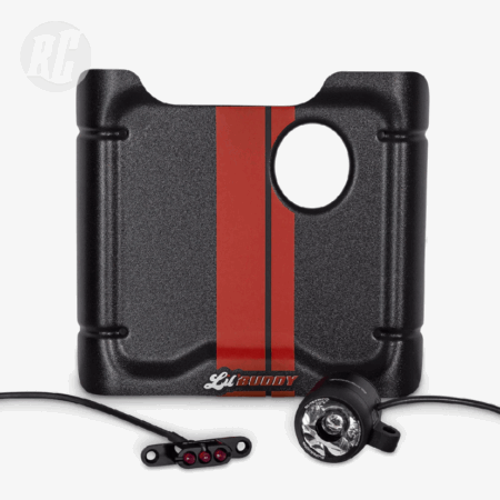 SET Voor & achter licht Lil'Buddy met frontplate ROOD